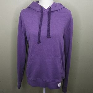 😻 4/$25 AeroLounge French Terry Hooded Purple Sweatshirt M